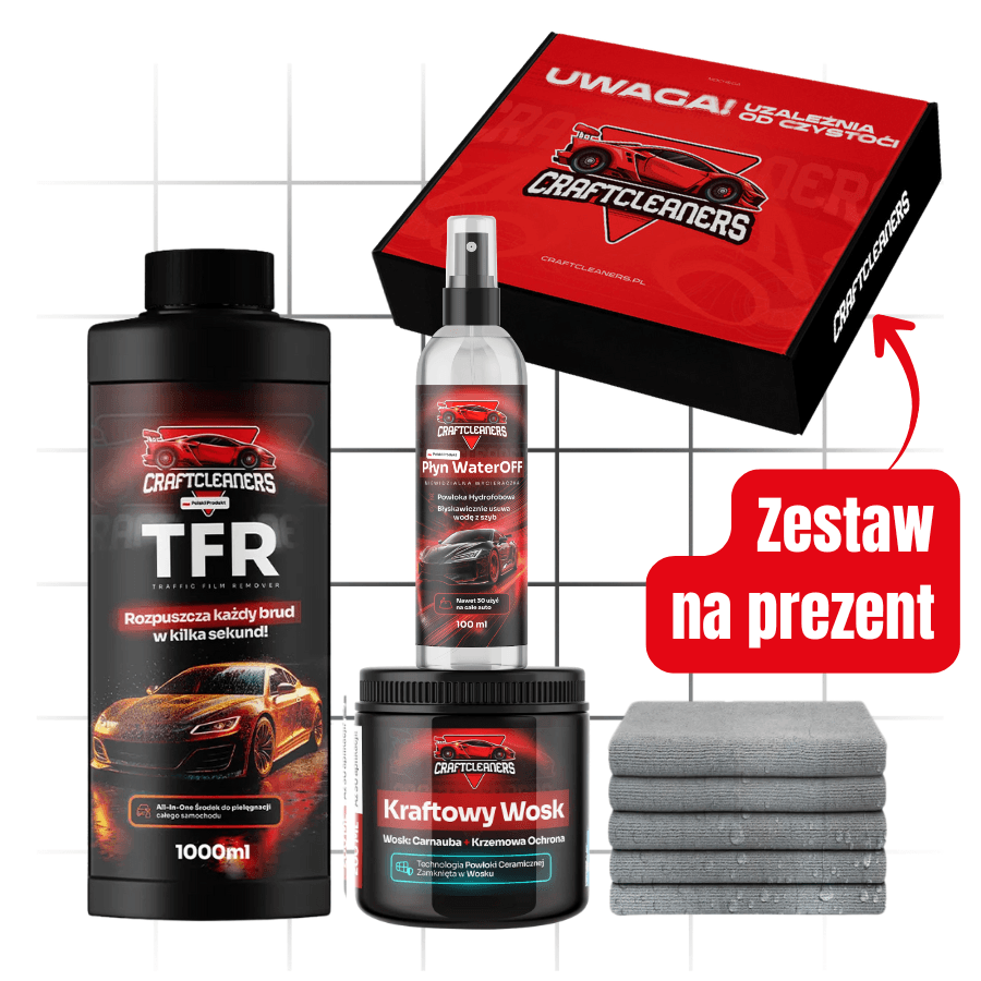 Zestaw 8 elementowy - Domowy Detailer 3.0 (Błysk Samochodu)